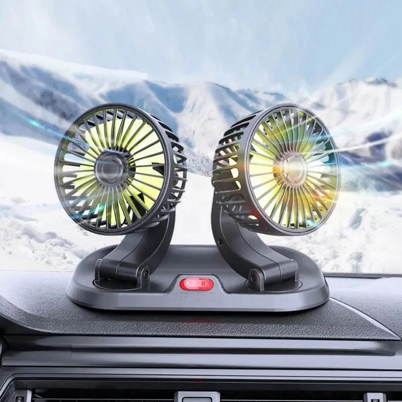 Double Headed Vehicle Fan (CIC922)